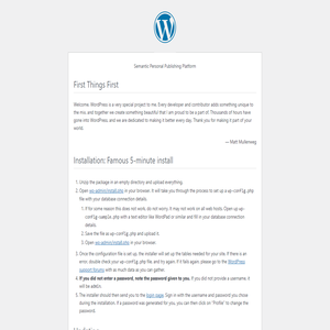 WordPress › ReadMe