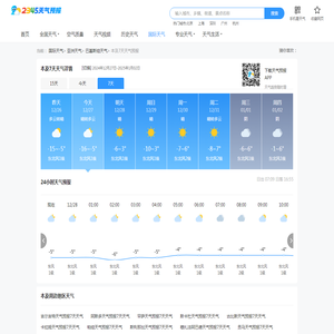 【本及24小时天气查询】_本及今日逐小时天气预报查询_2345天气预报